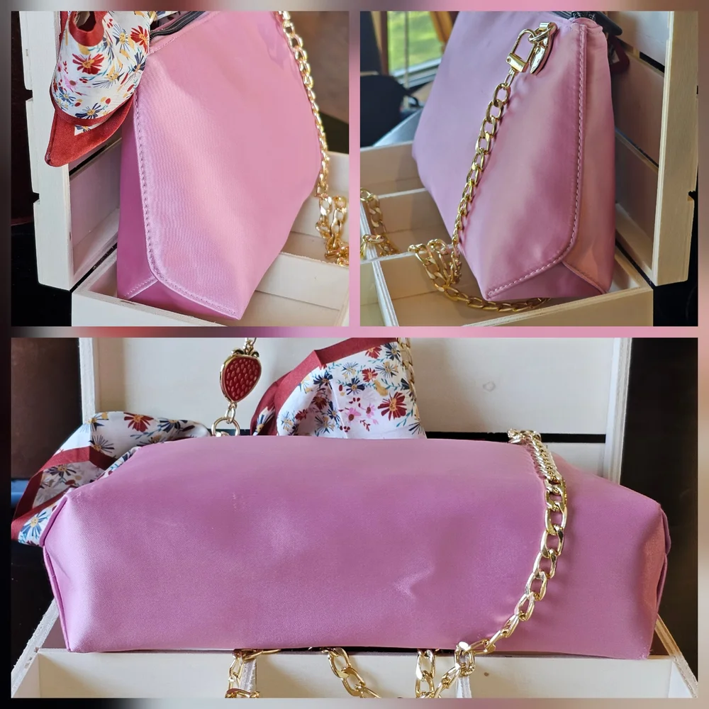 Gucci Pink Women's Bag with Gold Chain - Picture 2 of 13